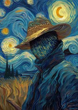 Starry Night Scarecrow
