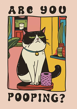 Grumpy Cat 'Are You Pooping?' Art