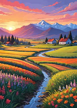 Skagit Valley Sunset