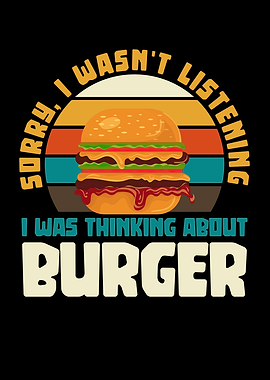 Burger Thought Graphic Design