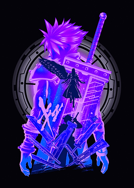 Cloud Strife with Buster Sword