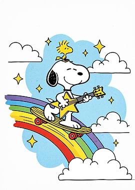 Snoopy and Woodstock Rainbow Ride