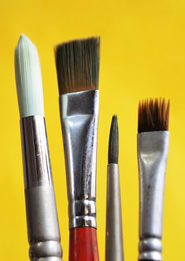 Four Paintbrushes