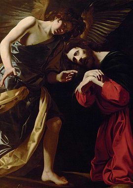Christ Comforted by an Angel Painting