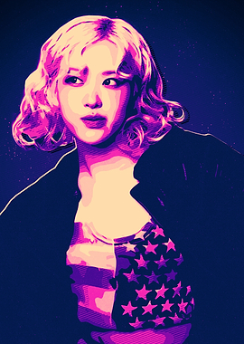 Rose Blackpink Pop Art