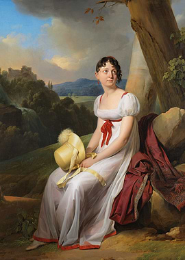 Portrait of a Woman in Nature