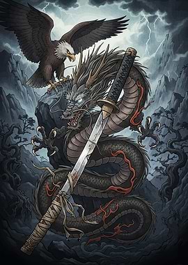 Eagle Dragon Katana