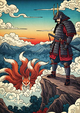 Samurai and Nine-Tailed Fox