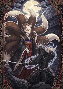 Nine-tailed Fox Samurai Duel
