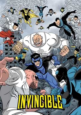 Invincible Comic Book Cover Art