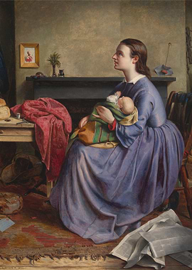 Mother and Child Painting