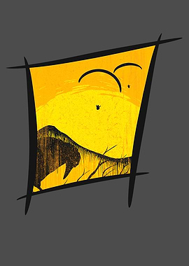 Paragliding at Sunset