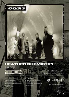 Oasis - Heathen Chemistry Album Cover
