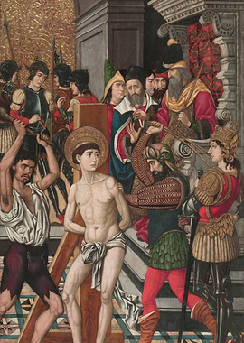 Saint Sebastian Martyrdom Painting
