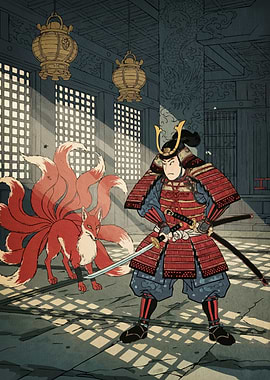 Samurai and Nine-Tailed Fox