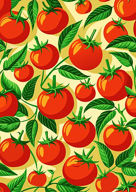 Tomato and Leaf Pattern