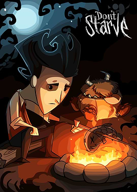 Don't Starve: Campfire Scene