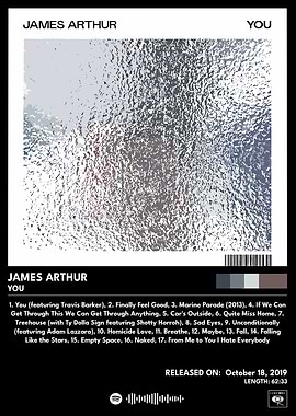 James Arthur - YOU Album Cover