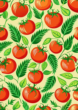 Tomato and Leaf Pattern