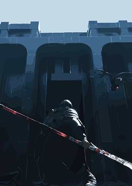 Dark Knight at the Castle Gate