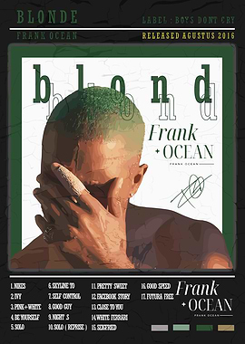 Frank Ocean Blonde Album Cover Art