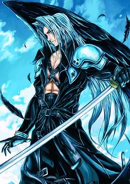 Sephiroth with Masamune and Wing