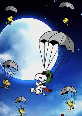 Snoopy and Woodstock Parachute Adventure