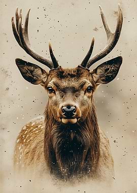 Majestic Elk Portrait