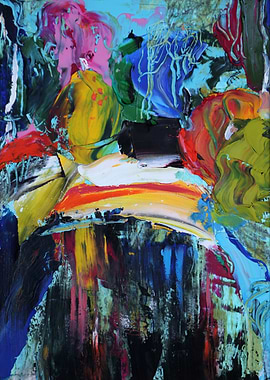 Abstract Colorful Painting