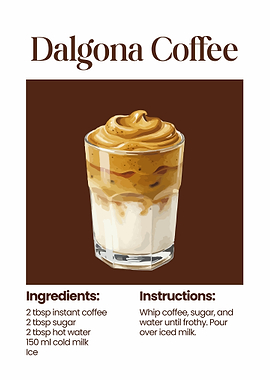 Dalgona Coffee Recipe