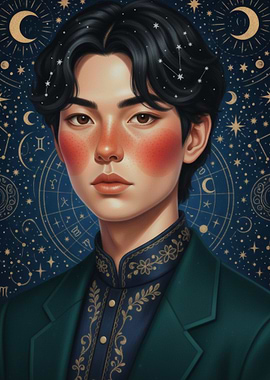 Celestial Portrait of a Young Man