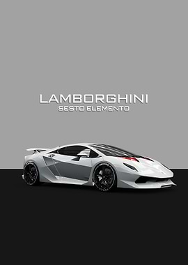 Lamborghini Sesto Elemento Car