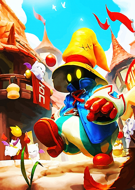 Vivi Ornitier in a vibrant town