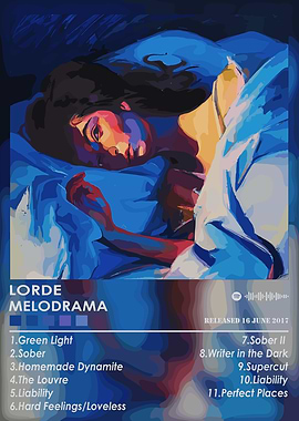 Lorde Melodrama Album Cover Art