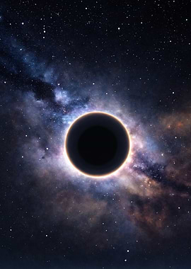 Black Hole in Nebula