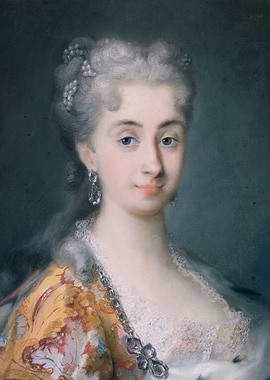 Portrait of a Woman in Pastel