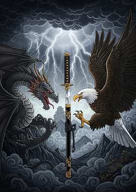 Dragon Eagle Katana Clash
