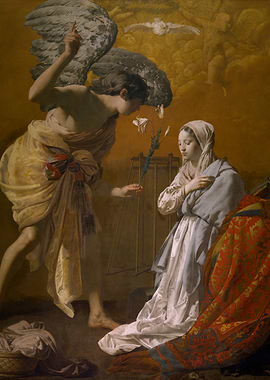 The Annunciation painting