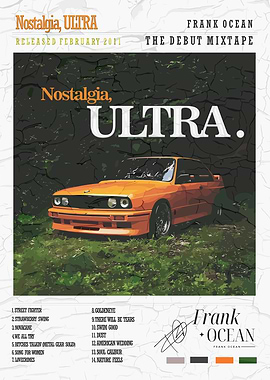 Frank Ocean Nostalgia, ULTRA Album Cover