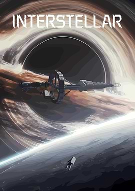 Interstellar Movie Poster Fan Art