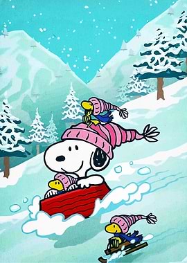 Snoopy and Woodstock Winter Adventure