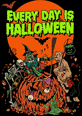 Every Day is Halloween Illustration