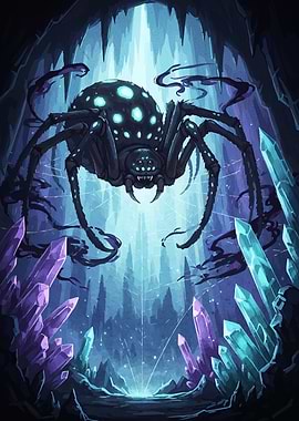 Giant Spider Crystal Cave