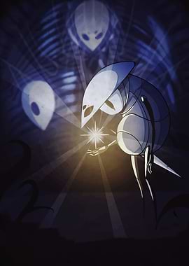 character with light Hollow Knight