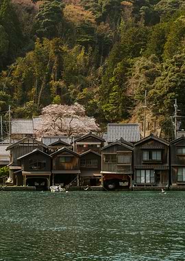 Ine Funaya Fishing Village in Japan
