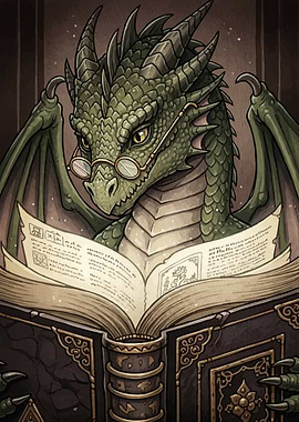Dragon Reading Book Glasses
