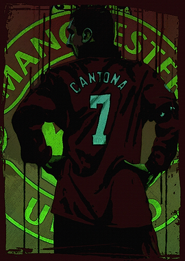 Eric Cantona Manchester United Art