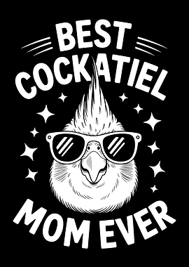 Best Cockatiel Mom Ever Graphic