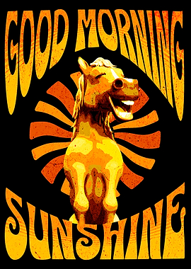 Good Morning Sunshine Horse Graphic