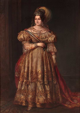 Queen Isabella II Portrait Painting